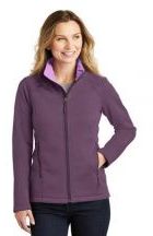The North Face Ladies Ridgewall 100% Recycled Polyester Soft Shell Jacket With Pockets